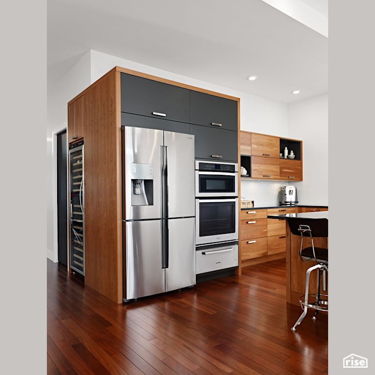 Industrial Chic Kitchen with FSC Certified Hardwood by Filo Plus