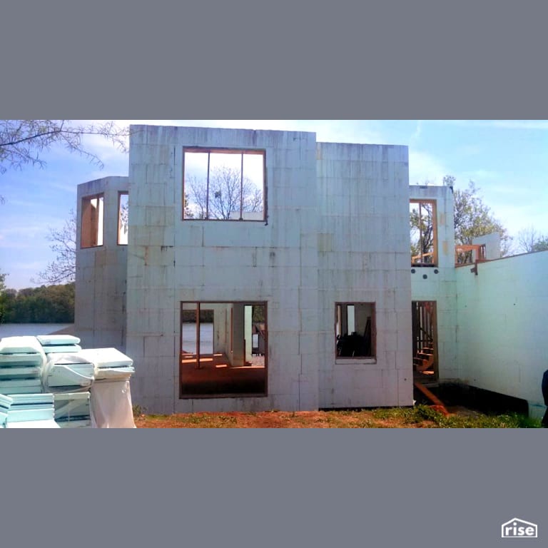 Panella Residence - Construction with Insulated Concrete Forms [ICF] by Nudura