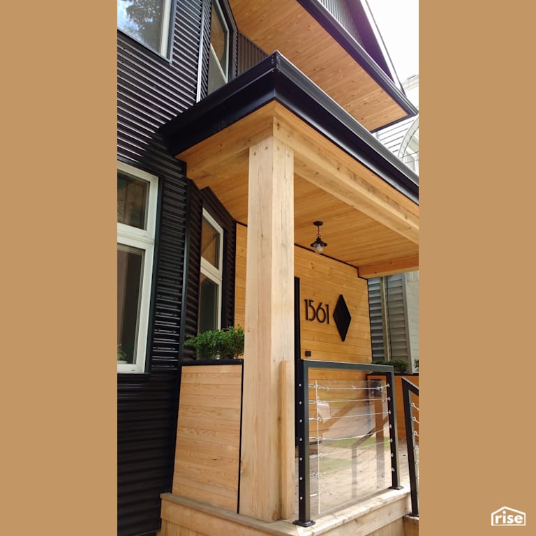 Henry Street with Shiplap Wood Siding by Brad Goodsell Design | Build Inc