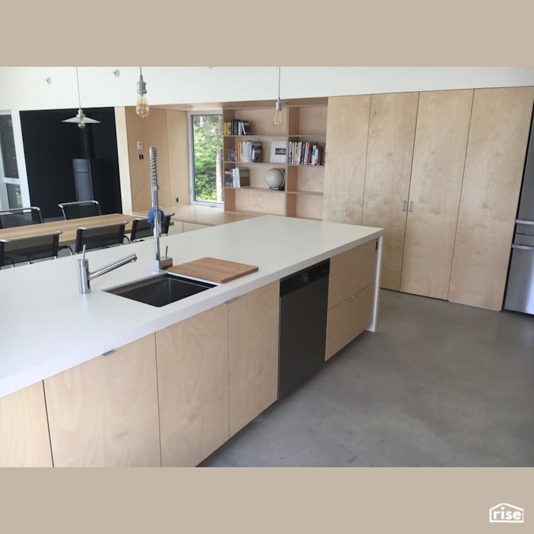 General Millwork - Kitchen with LED Lighting by Brad Goodsell Design | Build Inc