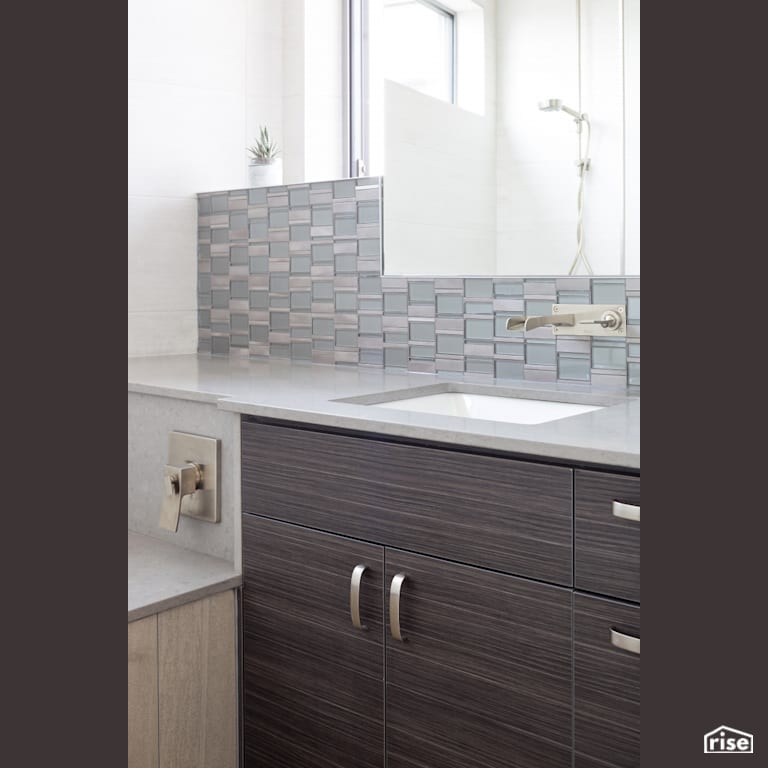 Bathroom with Low-Flow Showerhead by Naikoon Contracting