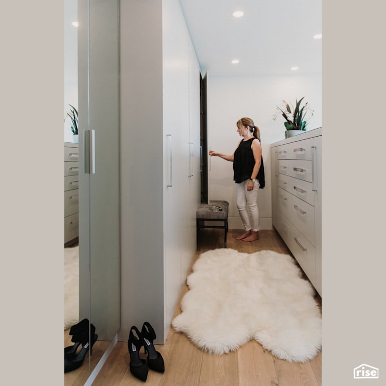Penthouse Closet with Integrated LED by Synthesis Design