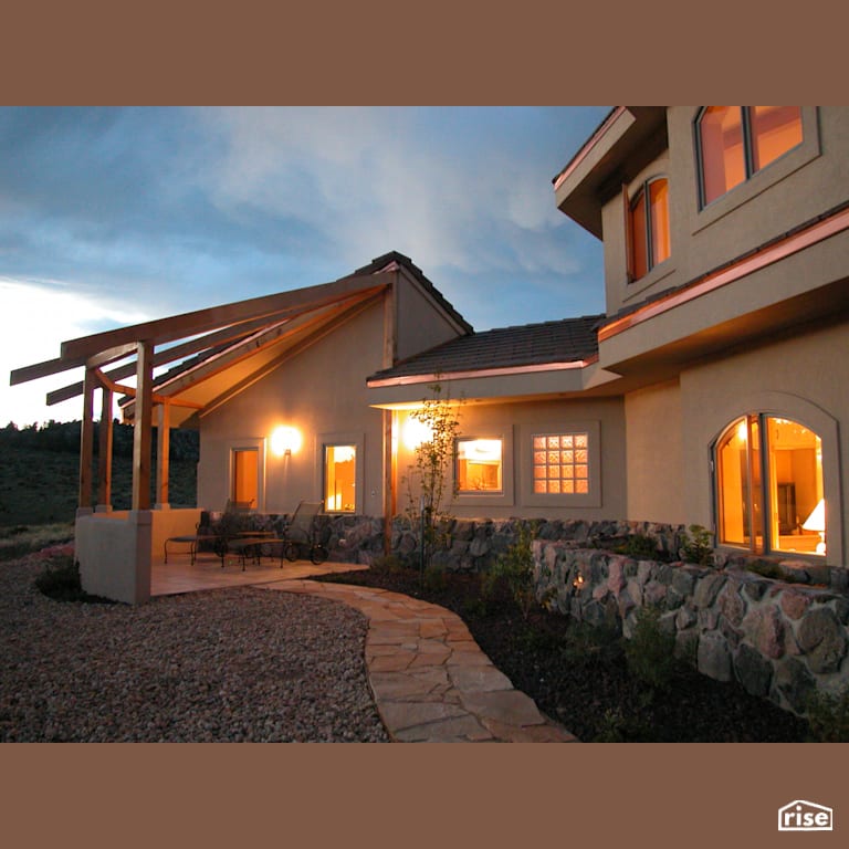 Eagle Rising Residential - Patio with Insulated Concrete Forms [ICF] by Nudura
