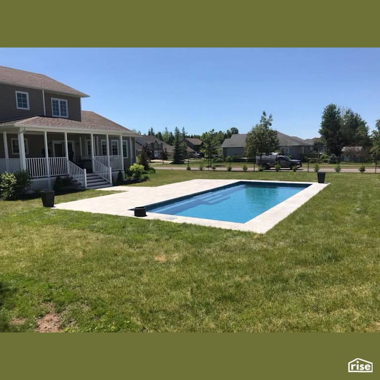 Outdoor Swimming Pool with Variable Speed Pool Pump by PoolBoy Inc