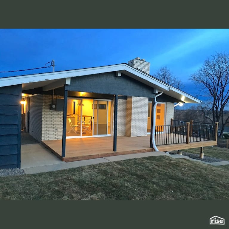 Rear deck addition with Pressure Treated Decking by Revolve Design Build