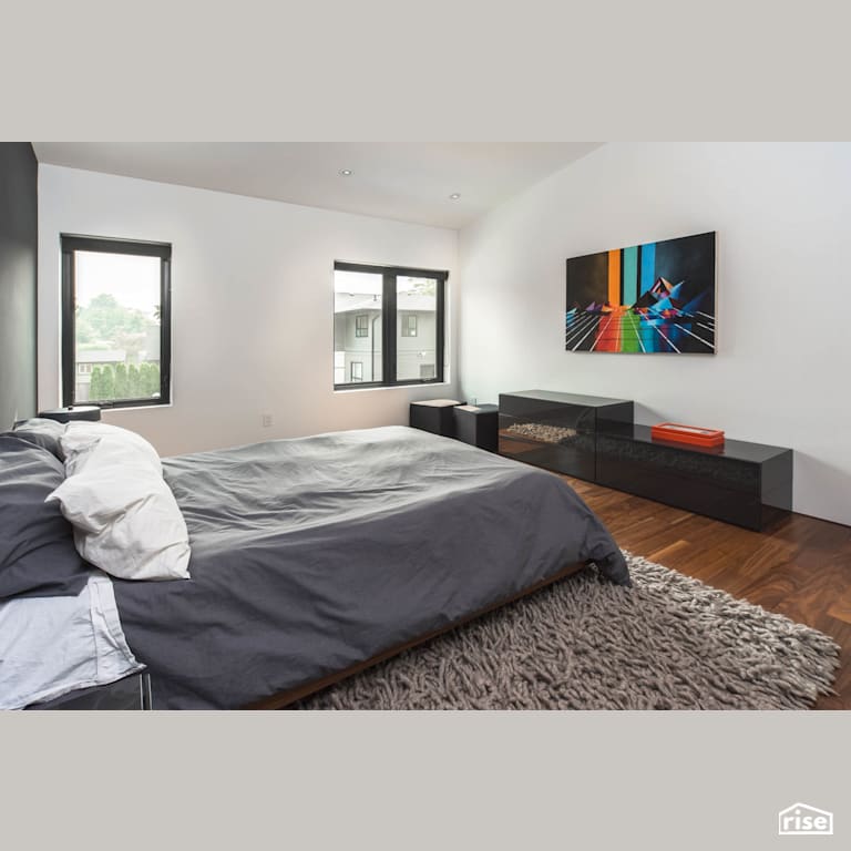 Fort Langley Modern Blend - Bedroom with Integrated LED by My House Design/Build Team Ltd.