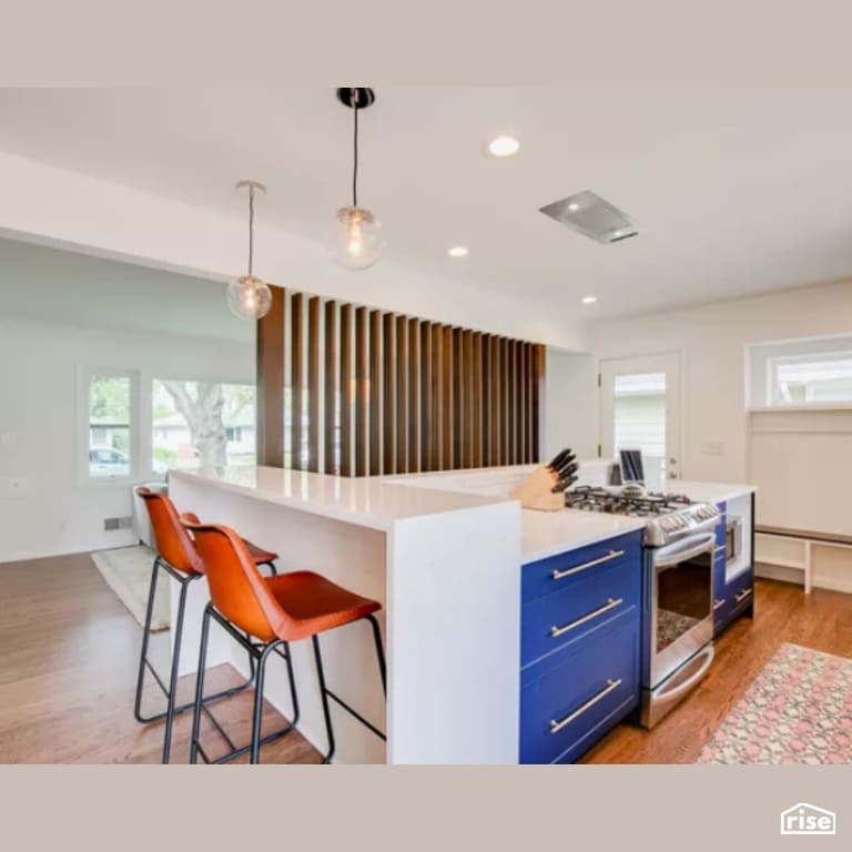 Kitchen with Integrated LED by Constructive Builders