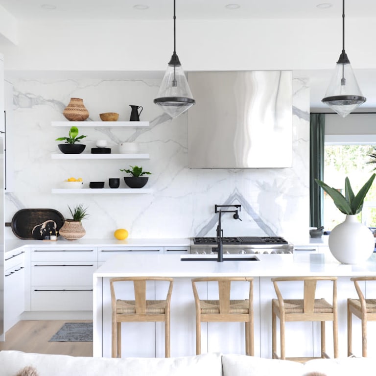 Luxton Square - Kitchen with Low-Flow Kitchen Faucet by PlaidFox