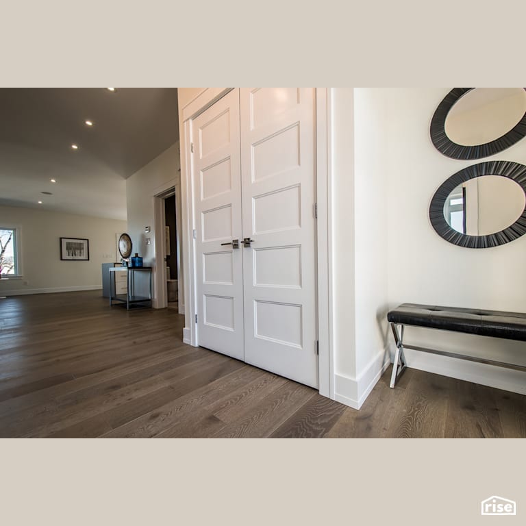 The Tempranillo - Hall with Laminate Flooring by Bowers Construction