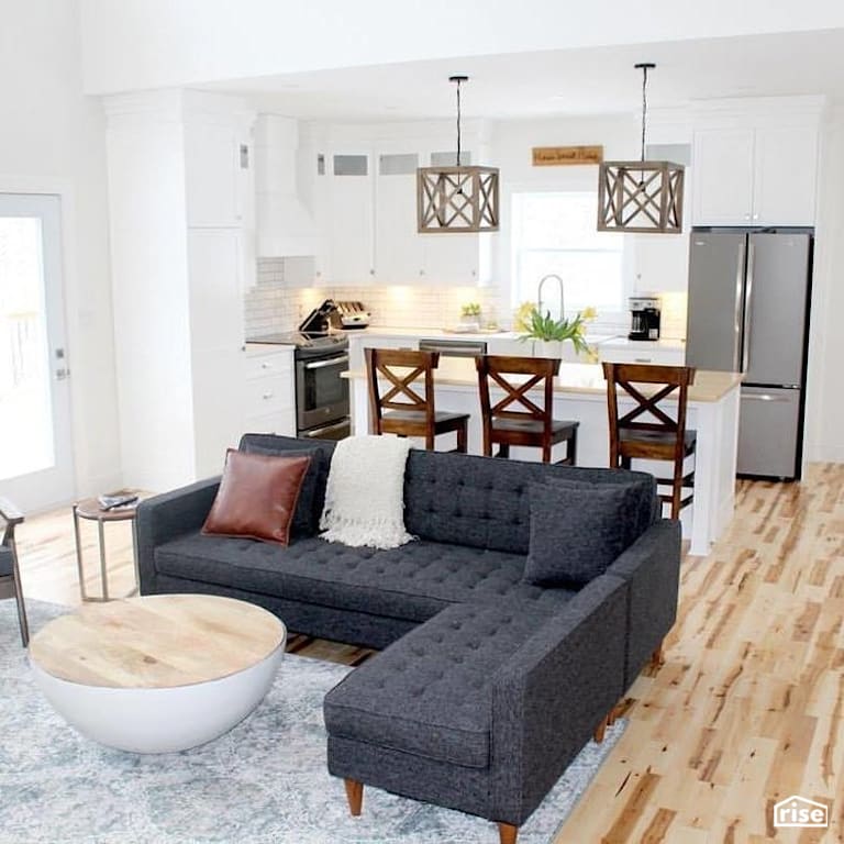 The Bedford - Kitchen with FSC Certified Hardwood by Justin Bowers Homes