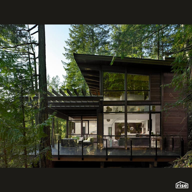 Exterior with Fixed Window by My House Design/Build Team Ltd.