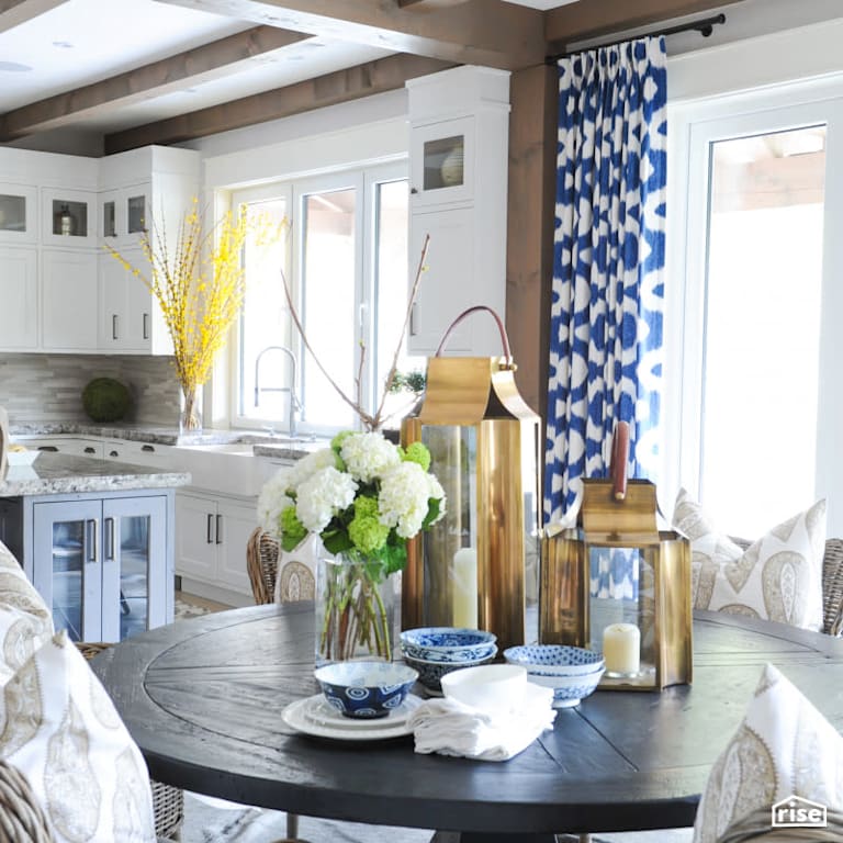 Walnut Grove - Breakfast Nook with Low-Flow Kitchen Faucet by PlaidFox