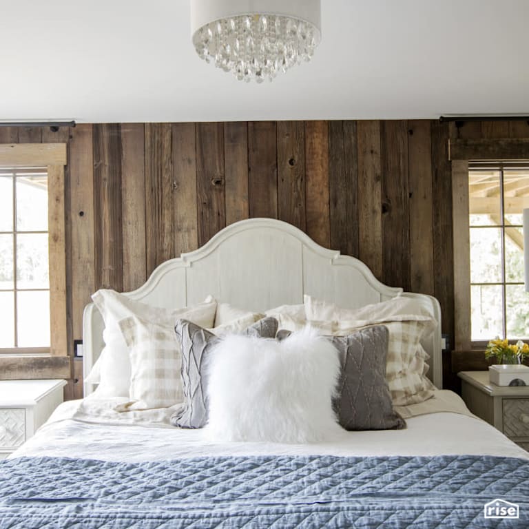 Bedroom with Ceiling Light by PlaidFox
