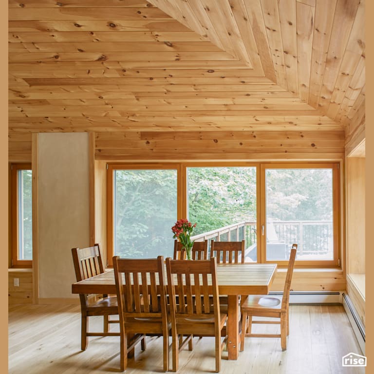 Tooke House dining  with FSC Certified Hardwood by Fourth Pig Green & Natural Construction