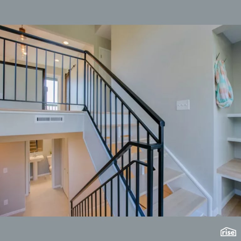 Staircase with Integrated LED by Constructive Builders