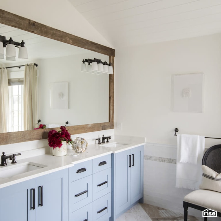 Bathroom Vanity with Low-Flow Bathroom Faucet by PlaidFox