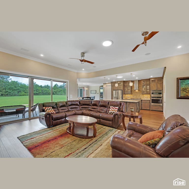 Living Room Acorn 2 Skylight with Tubular Skylight by Solatube International, Inc.