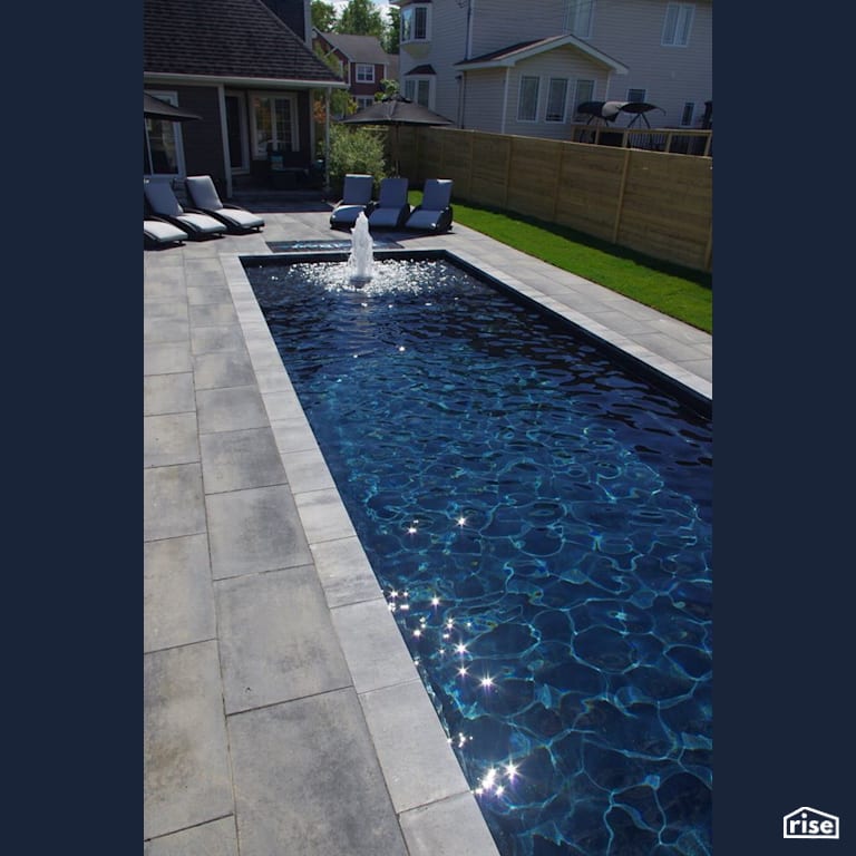 Inground Swimming Pool with Variable Speed Pool Pump by PoolBoy Inc
