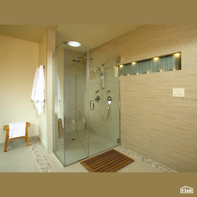 Altera Shower with Tubular Skylight by Solatube International, Inc.