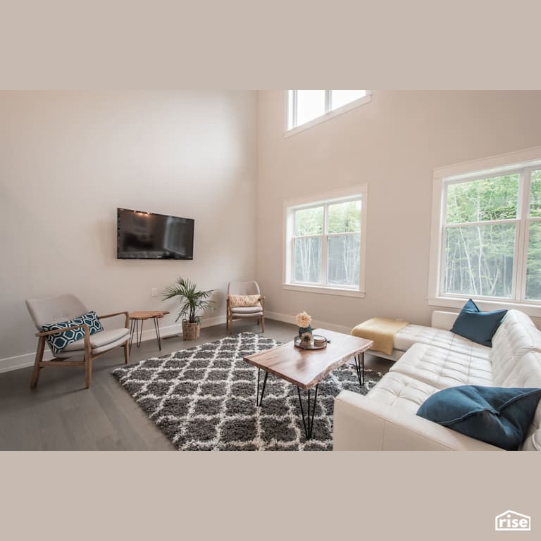 71 Arielle Lane - Living Room with FSC Certified Hardwood by Homes by Highgate