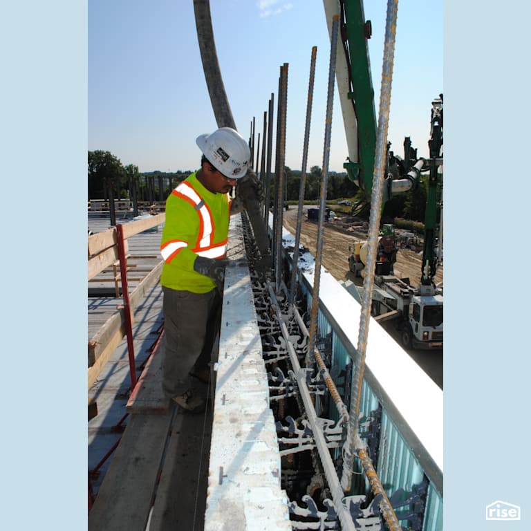 Howland Green Business Center - Concrete Pour with Insulated Concrete Forms [ICF] by Nudura