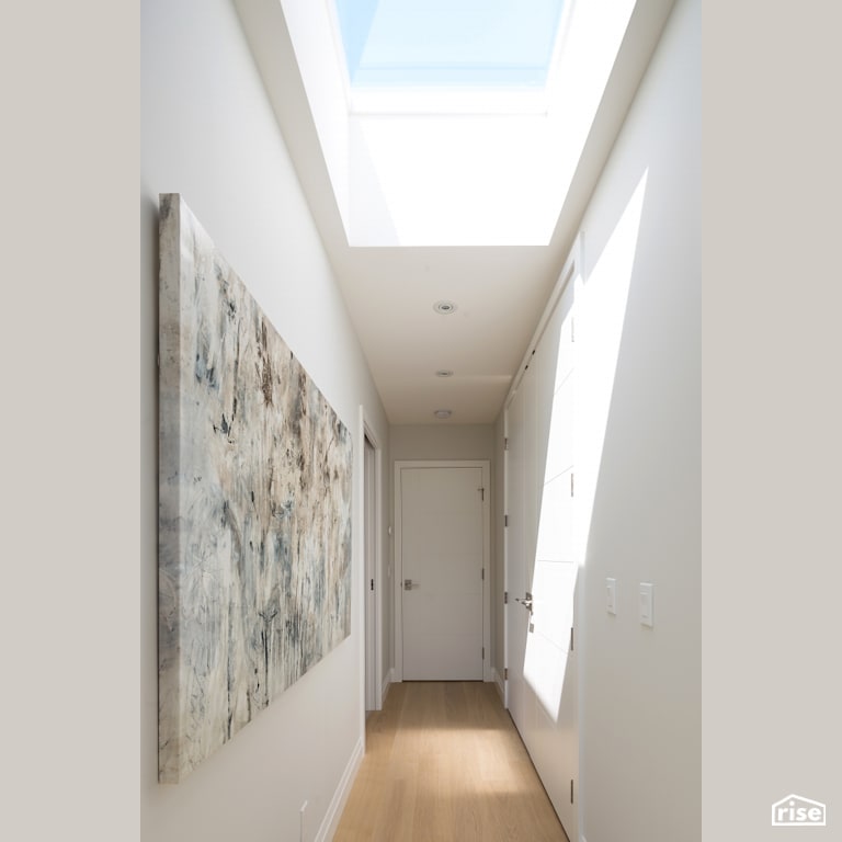 Hallway with Integrated LED by Naikoon Contracting