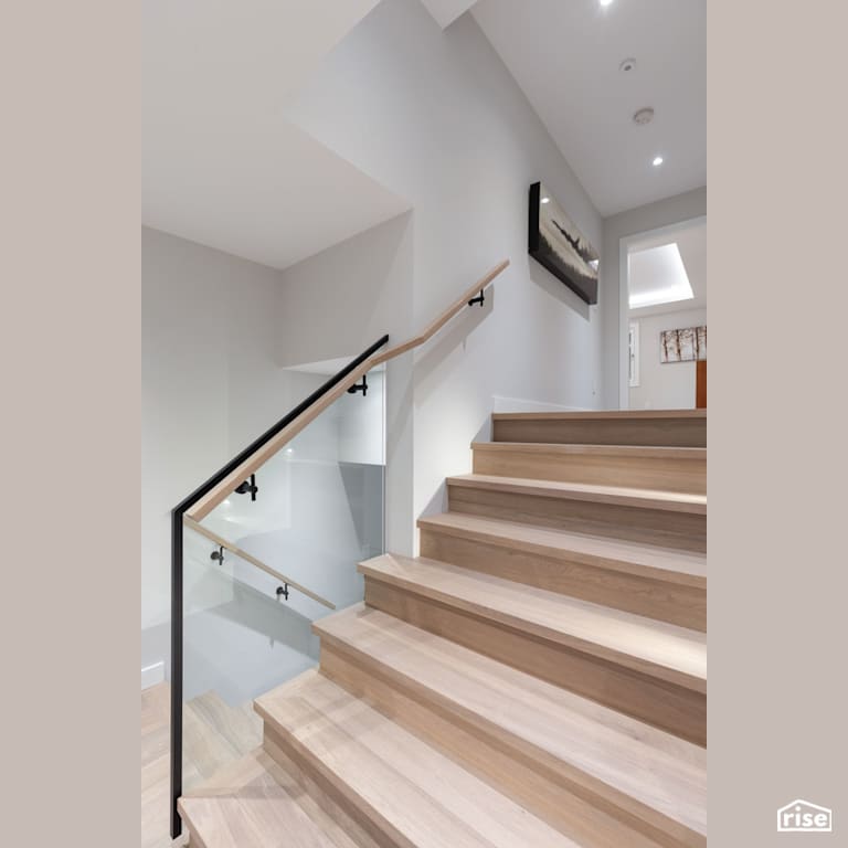 Looking Upstairs with Integrated LED by Synthesis Design