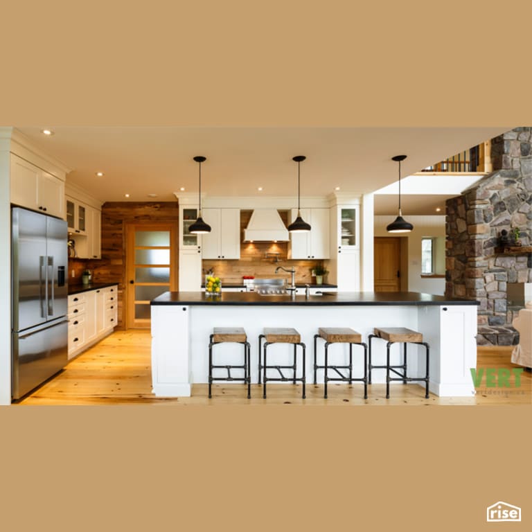 5840 Red Castle Ridge - Kitchen with Range Hood by VERT plan.design.build