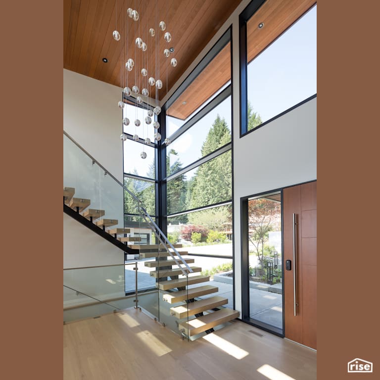Entryway with Integrated LED by Naikoon Contracting