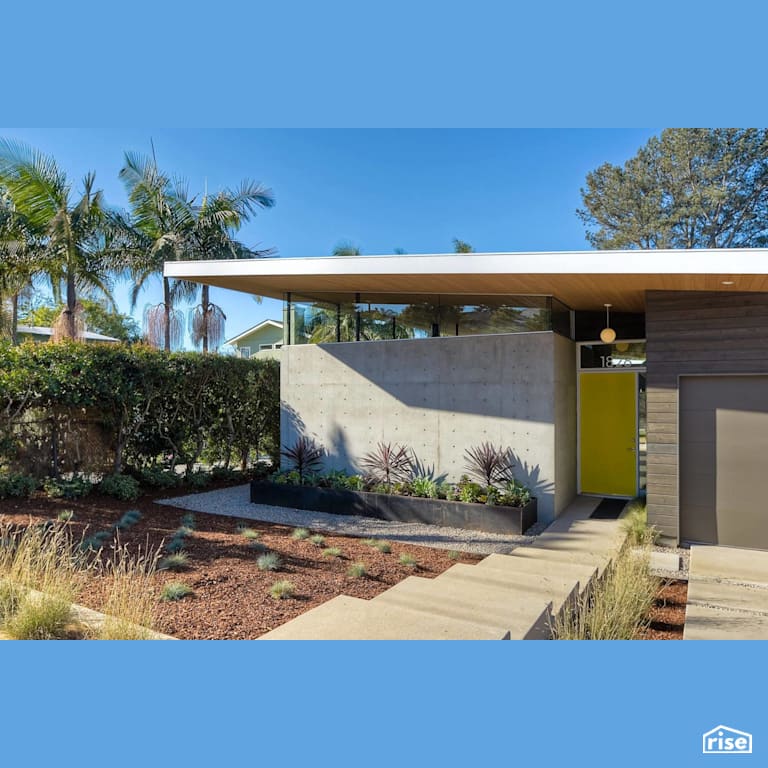 Exterior with Accent Outdoor Lighting by Alliance Green Builders