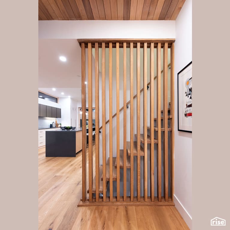 Stair with Triple Pane Window by Lanefab Design/Build