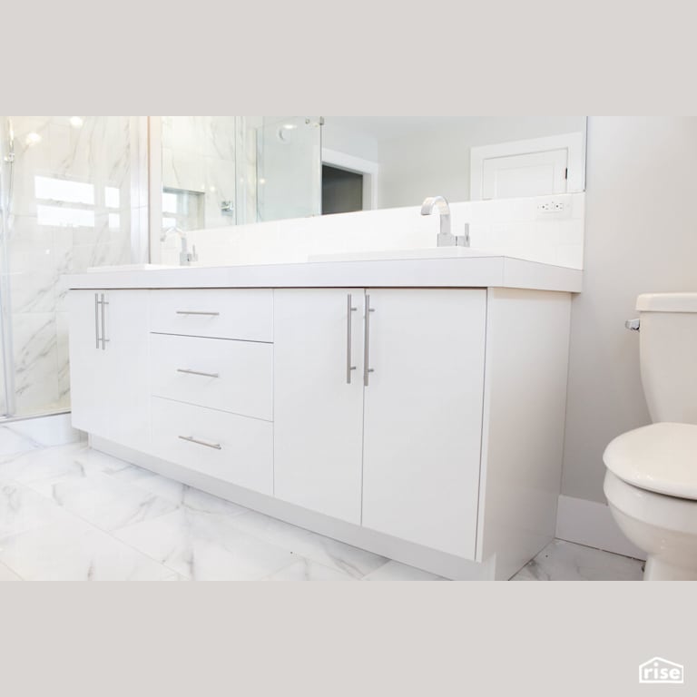 The California - Bathroom with Low-Flow Bathroom Faucet by Justin Bowers Homes