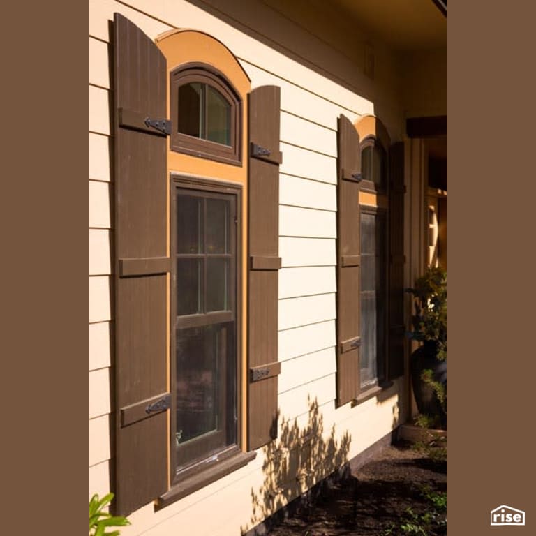 Exterior with Triple Pane Window by Winsome Construction