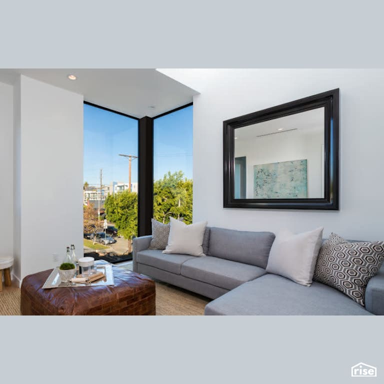 Lucerne Residence Family Room with Integrated LED by Tracy A. Stone Architect