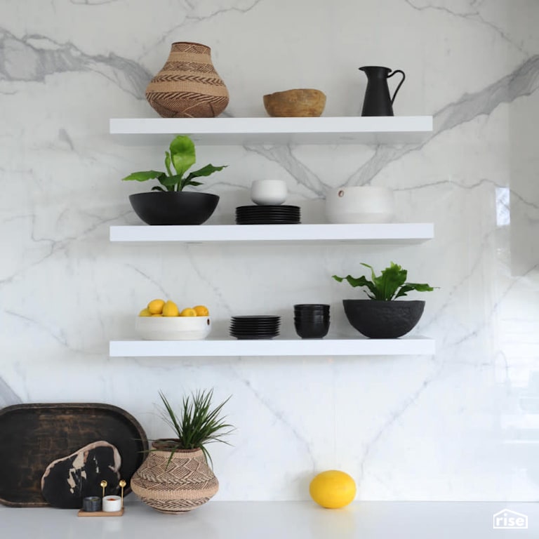 Luxton Square - Kitchen with Air Purifying Plant by PlaidFox