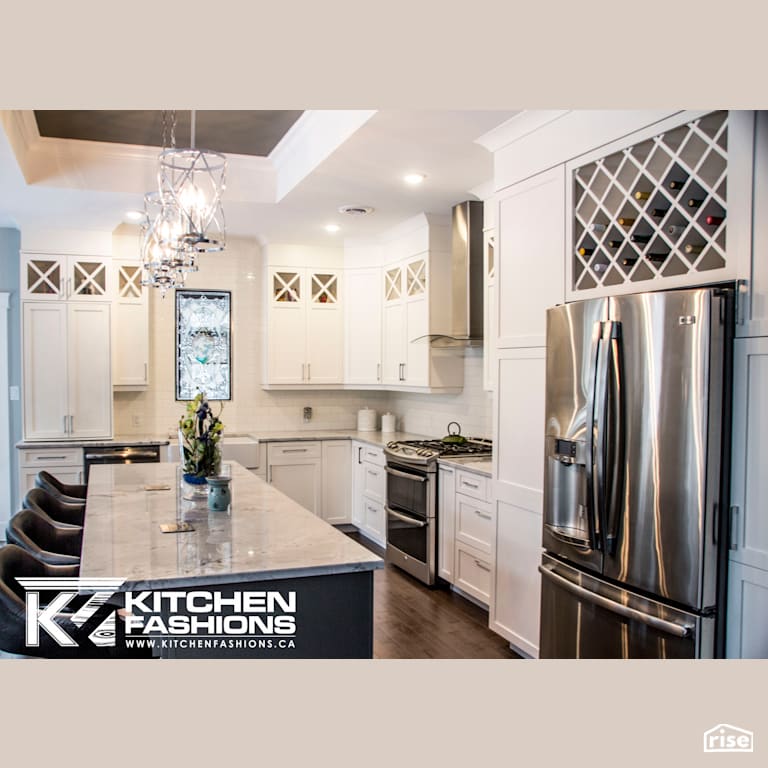 Kitchen Fashions - Custom Dream Home with Integrated LED by Home Fashions
