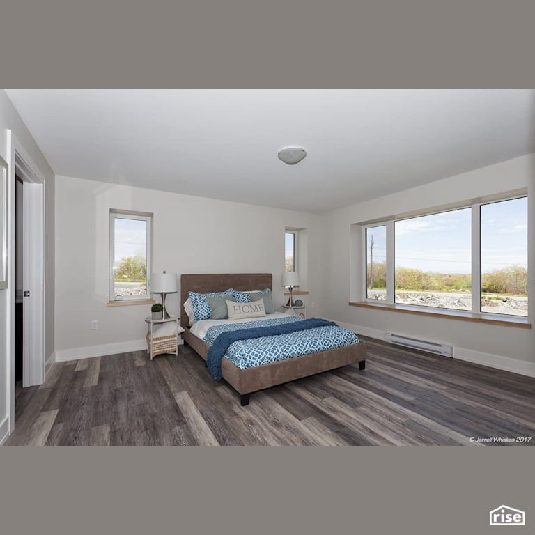 Halifax Passive House Bedroom with Electric Baseboards by Passive Design Solutions