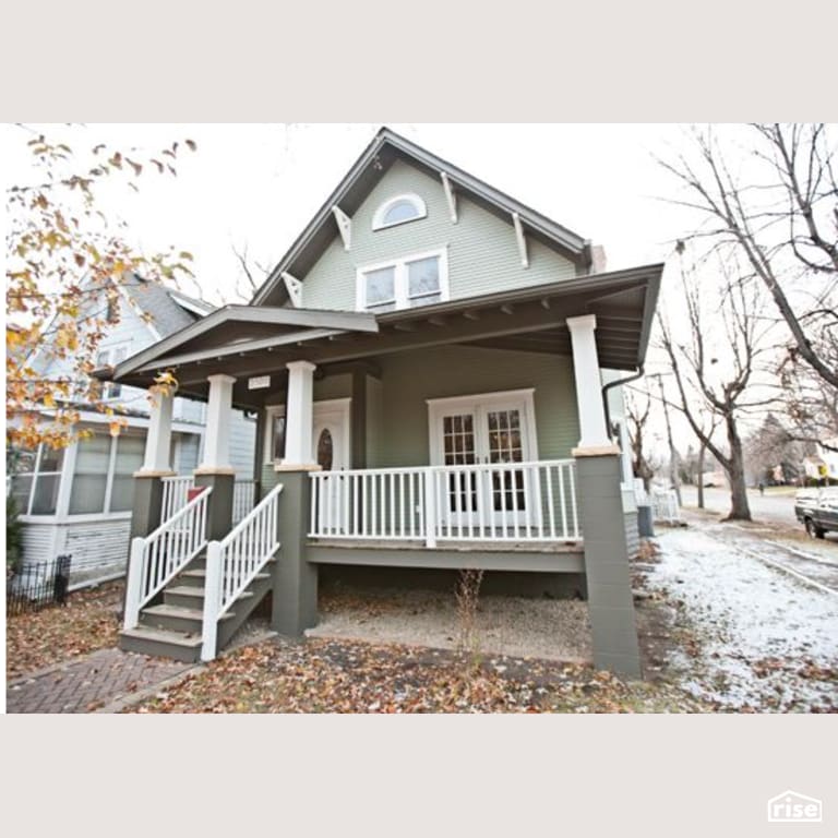 Custom Home Exterior with Clapboard Wood Siding by Constructive Builders