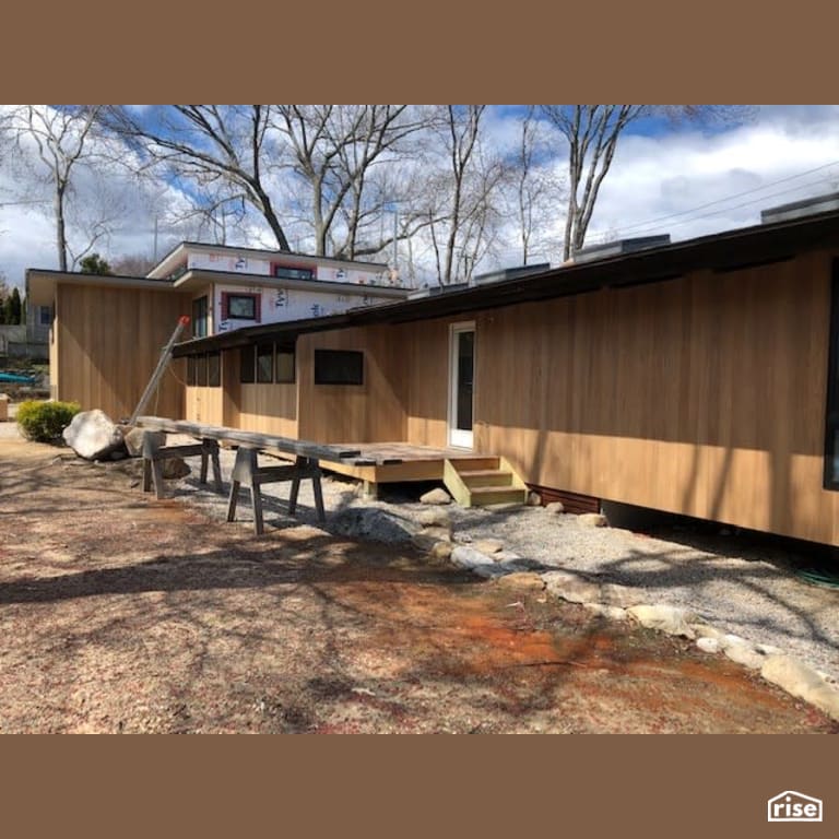 Exterior Thermally Modified Siding Install with Thermally Modified Wood Siding by Americana by Bingaman