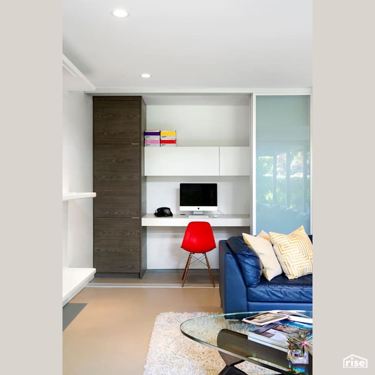 Living Room - Office with Integrated LED by Naikoon Contracting