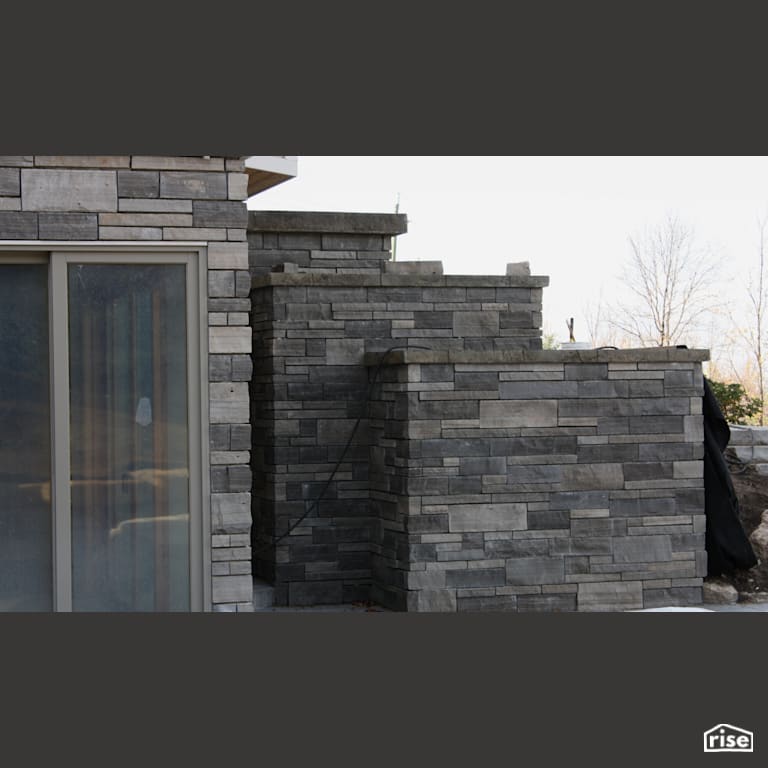 Accent Stone Siding with Stone Siding by Masonal Stone Inc