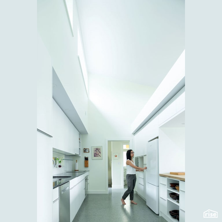 Kitchen clerestory with LED Strip Light by Lanefab Design/Build