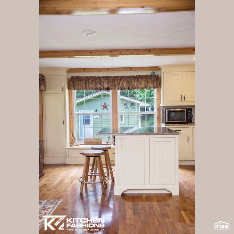 Country Kitchen with FSC Certified Hardwood by Home Fashions