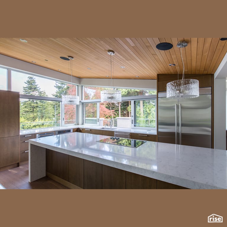 Kitchen with LED Lighting by Synthesis Design