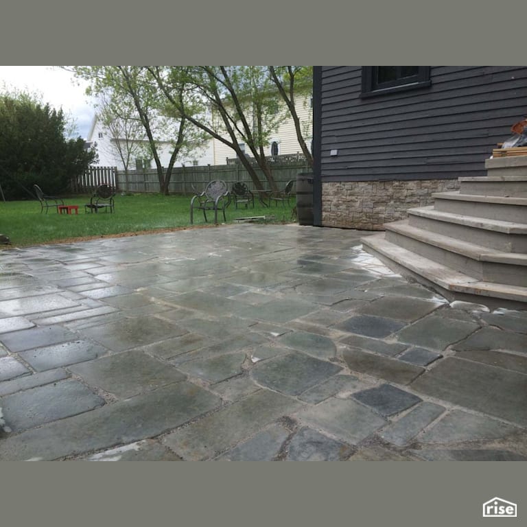 Stone Patio Pavers with Patio Stone by Earthworks Landscape & Design