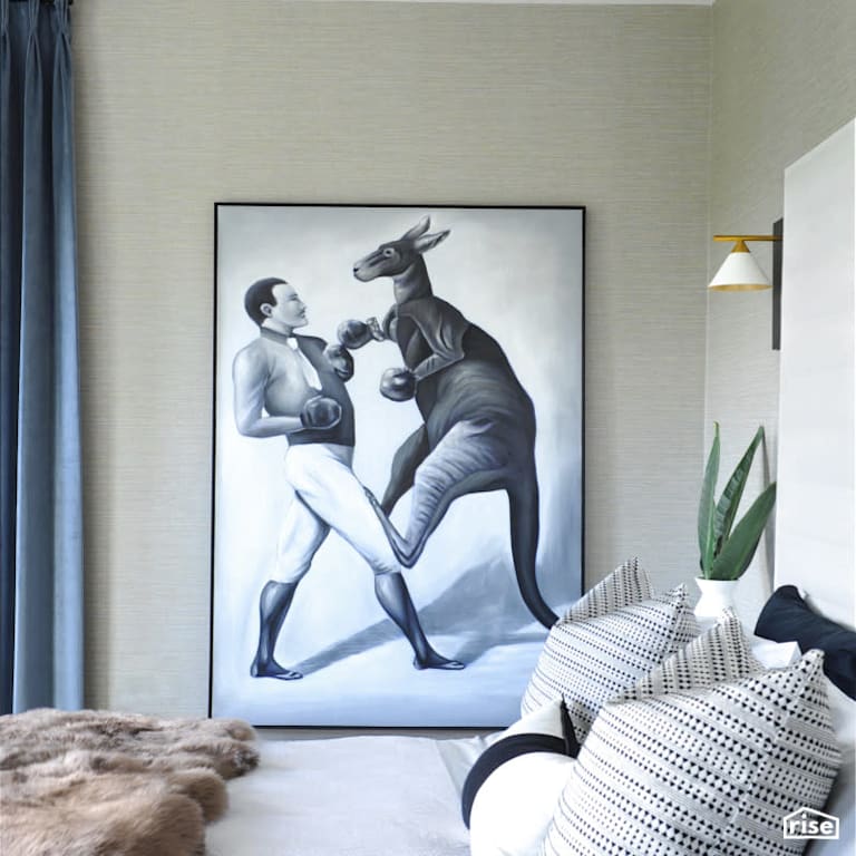 Luxton Square - Bedroom with Wall Light by PlaidFox