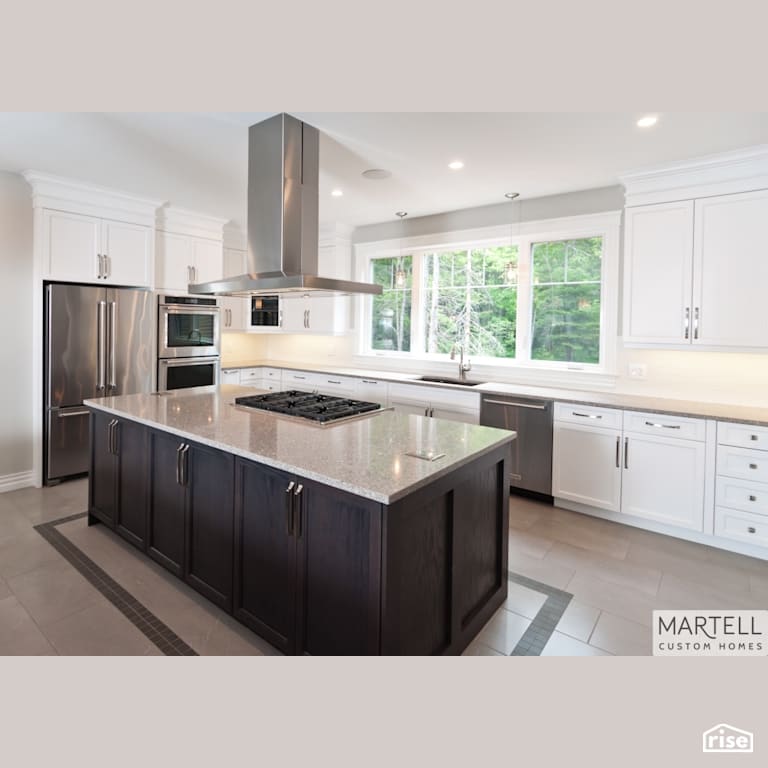 50 Via Roma Way - Kitchen with Wall Oven by Martell Homes