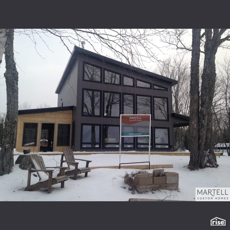 Loon Lane - Exterior with Fixed Window by Martell Homes