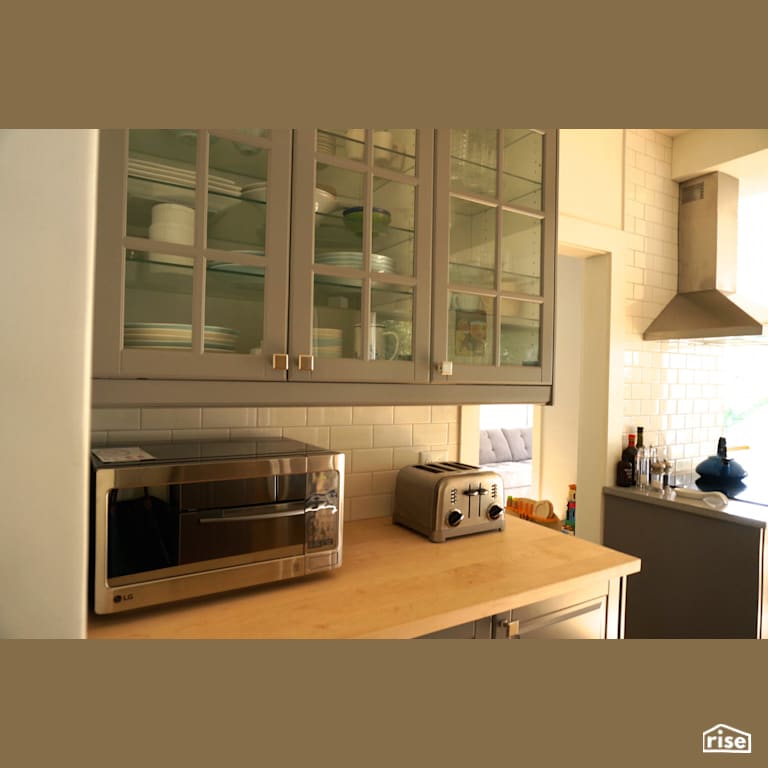 Robbie Street - Kitchen with FSC Certified Solid Wood Countertop by Brad Goodsell Design | Build Inc
