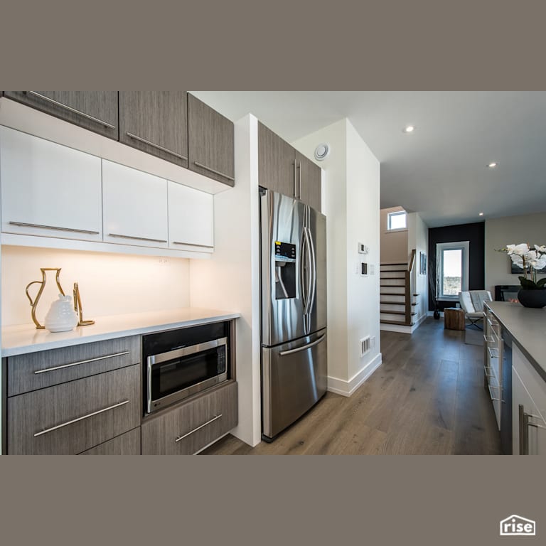 The Tempranillo - Kitchen with Laminate Flooring by Bowers Construction